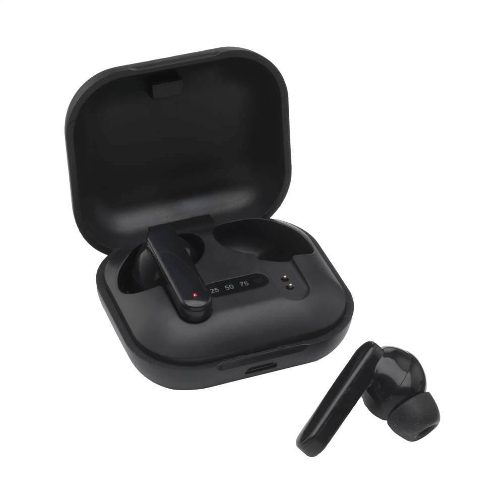Logotrade advertising product picture of: Aron TWS Wireless Earbuds in Charging Case