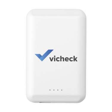 Logotrade business gifts photo of: Force Magnetic RCS Recycled Wireless Powerbank 5000