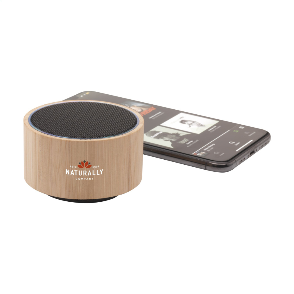 Logotrade promotional merchandise photo of: Wave Bamboo Wireless Speaker