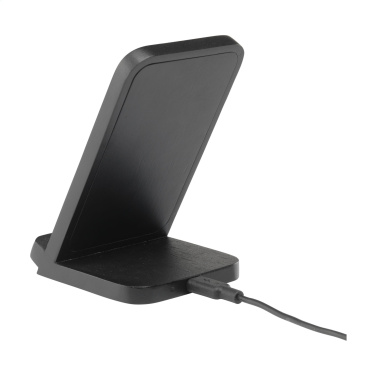 Logo trade promotional giveaway photo of: Baloo Wireless Charger Stand 15W