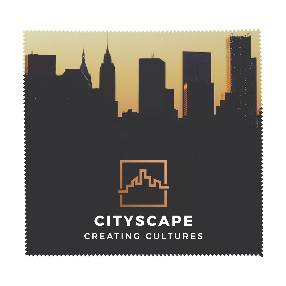 Logo trade promotional gifts image of: Microfiber RPET Cleaning Cloth