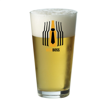 Logo trade promotional giveaways image of: Beer Glass 340 ml