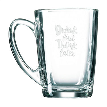 Logo trade promotional gifts image of: Morning Tea Glass 320 ml