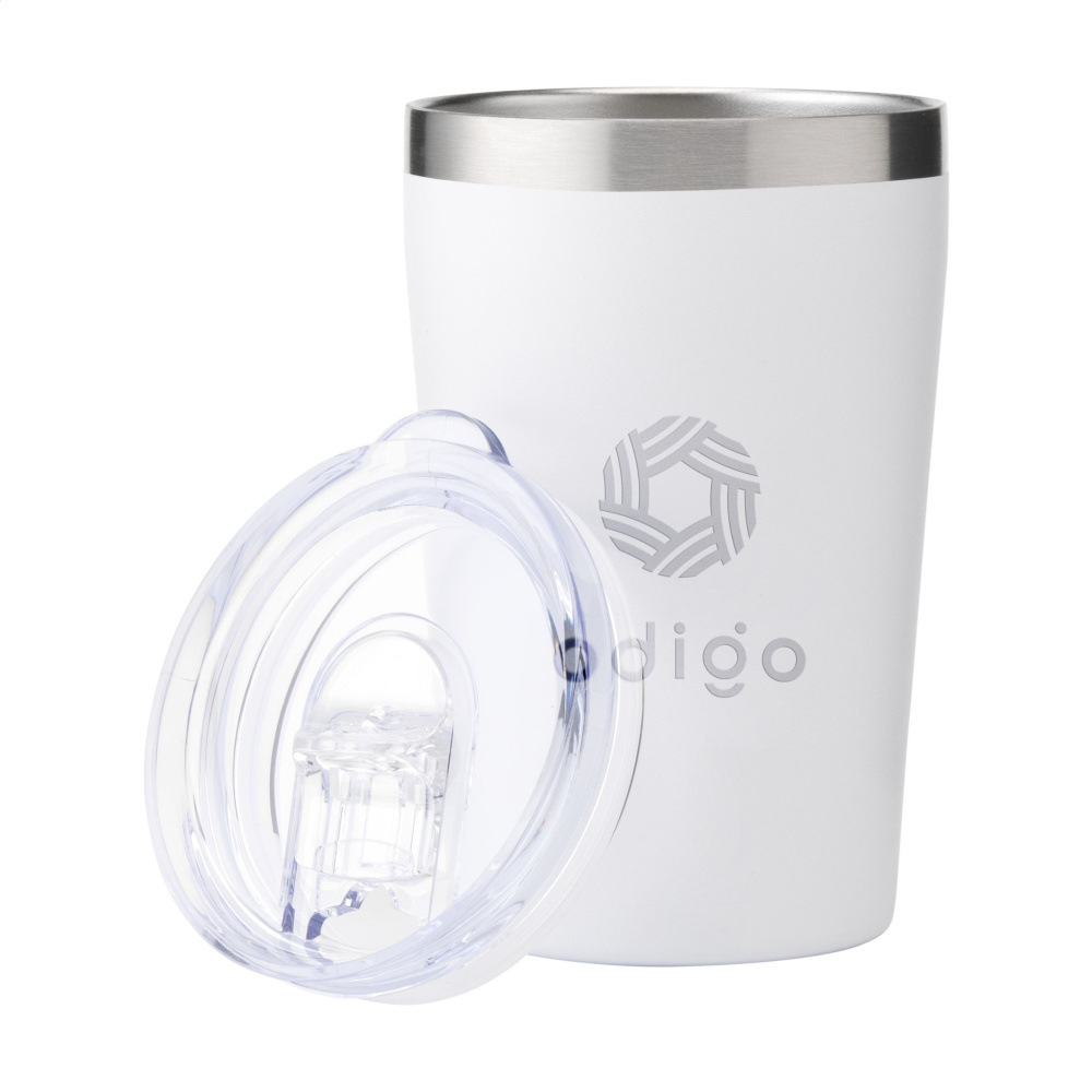 Logo trade promotional items picture of: Re-Steel RCS Recycled Coffee Mug 380 ml thermo cup