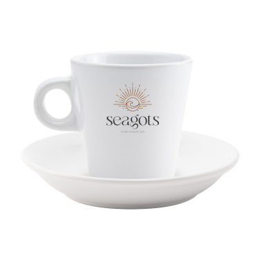 Logo trade promotional giveaways picture of: Burano 200 ml mug and saucer