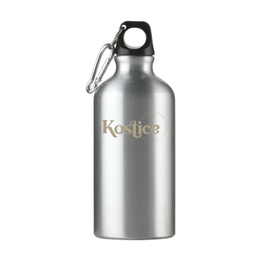 Logo trade business gifts image of: AluMini GRS Recycled 500 ml water bottle