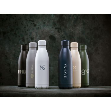 Logo trade promotional merchandise photo of: Topflask Premium RCS Recycled Steel drinking bottle