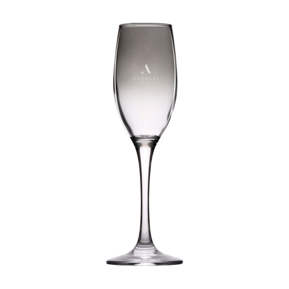 Logo trade promotional gifts image of: Smokey Champagne glass 180 ml