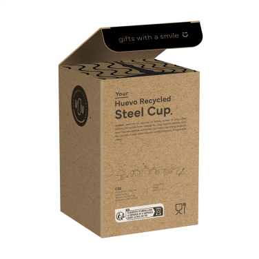 Logo trade promotional product photo of: Huevo RCS Recycled Steel Cup 350 ml thermo cup