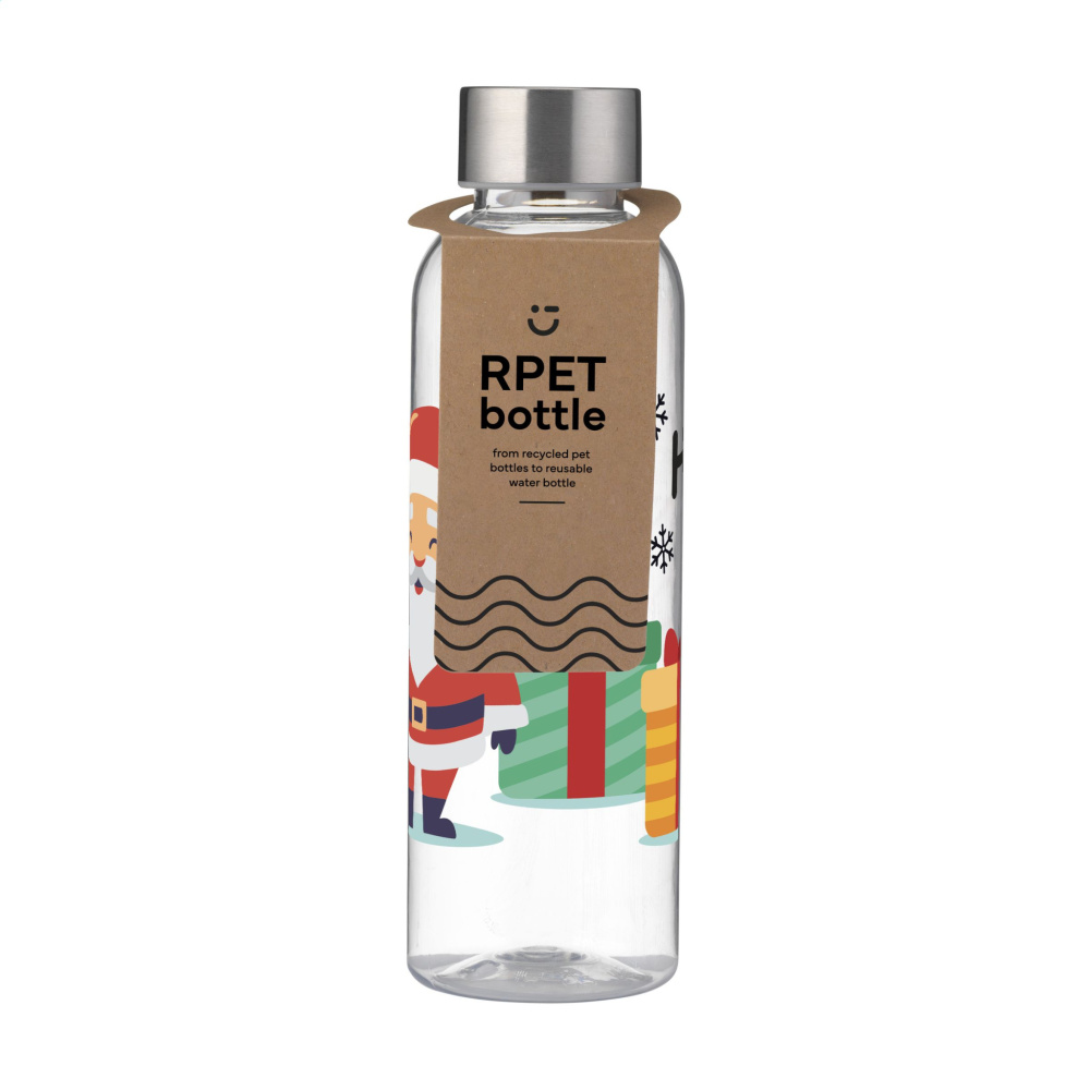 Logo trade business gifts image of: Senga GRS RPET Bottle 500 ml X-Mas