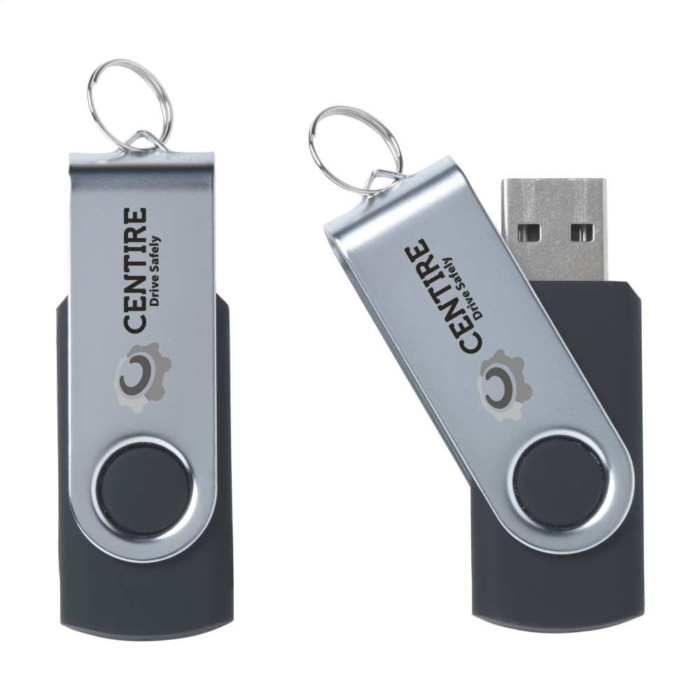 Logo trade promotional merchandise picture of: USB Twist from stock 4 GB