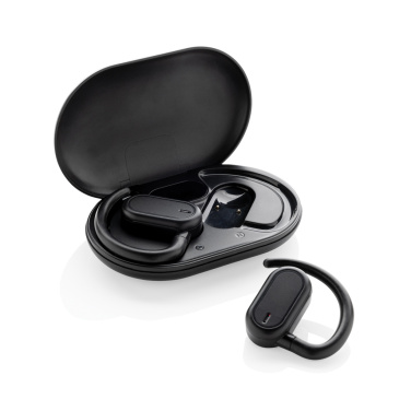 Logotrade corporate gifts photo of: Fitsound RCS recycled plastic open ear TWS earbuds