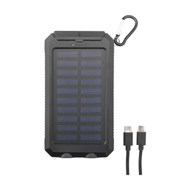 Logo trade promotional merchandise image of: Trail RCS Solar Charger Compass 8000