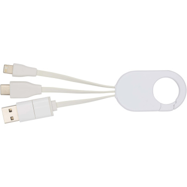 Logotrade promotional giveaway image of: Troop 4-in-1 recycled plastic charging cable