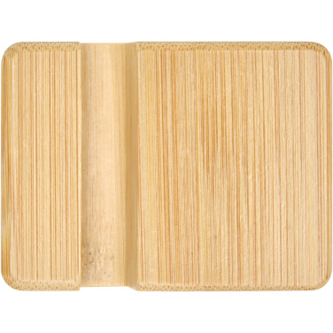 Logo trade promotional products image of: Ebla bamboo phone stand