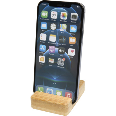 Logotrade promotional merchandise image of: Ebla bamboo phone stand