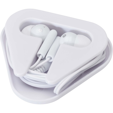 Logo trade promotional giveaways picture of: Rebel earbuds with recycled plastic storage box