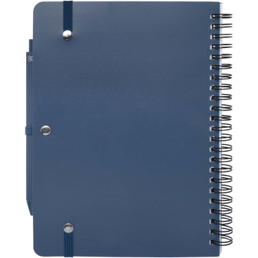 Logotrade promotional merchandise photo of: Thalaasa A5 ocean-bound hard cover notebook with ballpoint pen (black ink)