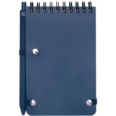 Logotrade promotional merchandise picture of: Thalaasa A6 hard cover ocean-bound notebook with ballpoint pen (black ink)