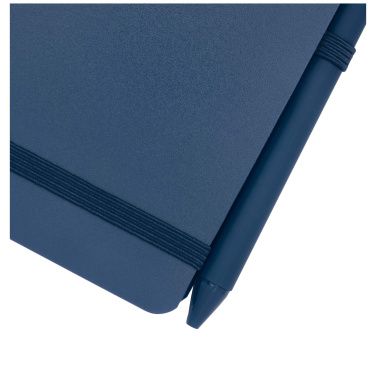 Logo trade advertising products picture of: Thalaasa A6 hard cover ocean-bound notebook with ballpoint pen (black ink)