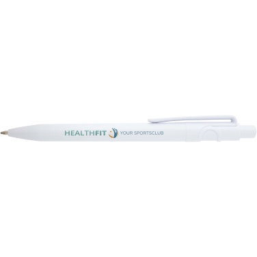 Logo trade promotional giveaways picture of: Unica recycled plastic ballpoint pen (blue ink)