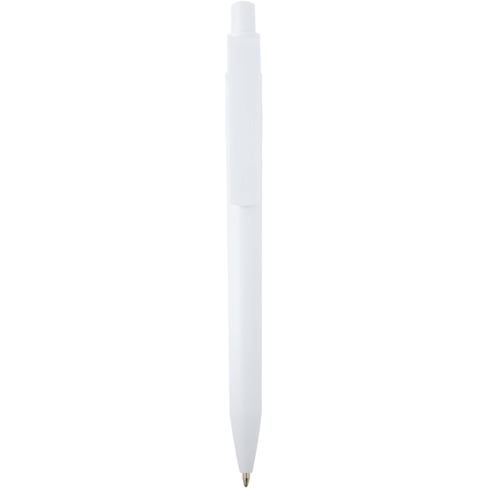 Logotrade business gift image of: Unica recycled plastic ballpoint pen (black ink)