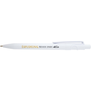 Logo trade advertising product photo of: Unica recycled plastic ballpoint pen (black ink)