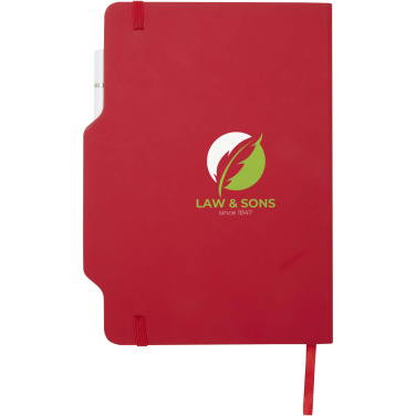 Logotrade promotional item picture of: Nexus A5 hard cover notebook with pen and pencil combo (black ink)