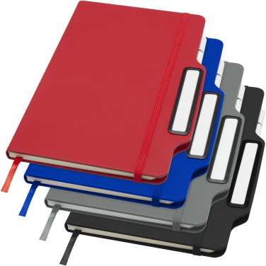 Logo trade promotional items image of: Nexus A5 hard cover notebook with pen and pencil combo (black ink)