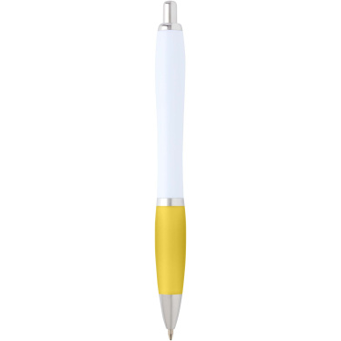 Logo trade corporate gifts image of: Nash recycled plastic ballpoint pen (black ink)