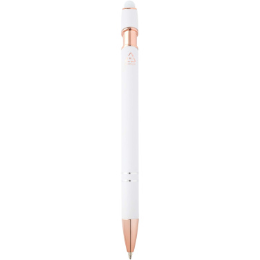 Logo trade promotional products picture of: Nanna ballpoint pen with rose gold finish (blue ink)