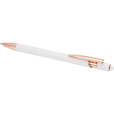Logotrade promotional gift image of: Nanna ballpoint pen with rose gold finish (blue ink)