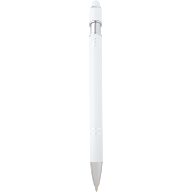 Logo trade corporate gift photo of: Kish ballpoint pen with silver finish (blue ink)
