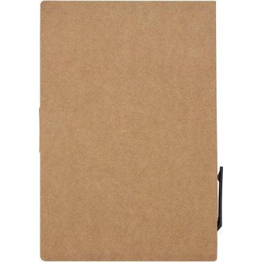 Logo trade advertising product photo of: Swift sticky notes booklet with ballpoint pen (black ink)