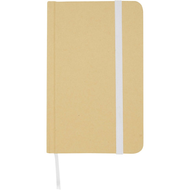 Logotrade business gift image of: Reed A6 recycled hard cover notebook with plain pages