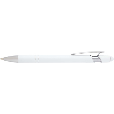 Logotrade promotional item image of: Kish ballpoint pen with silver finish (black ink)