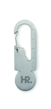 Logotrade business gift image of: Multifunctional key ring token