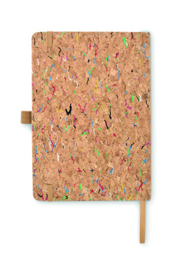 Logo trade advertising products picture of: A5 cork coloured notebook