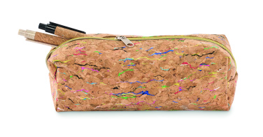 Logotrade advertising product picture of: Coloured cork pencil case