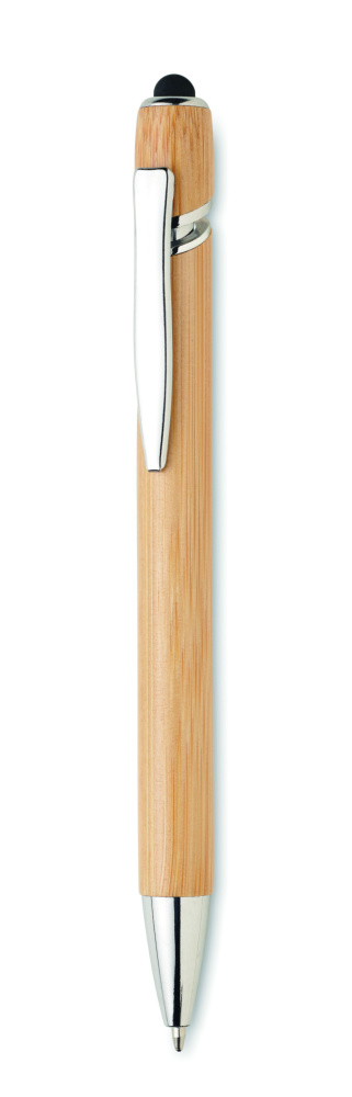 Logo trade promotional merchandise photo of: Ball pen in bamboo
