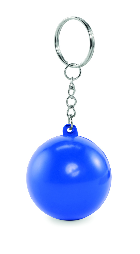 Logo trade corporate gifts image of: PU ball shape key ring