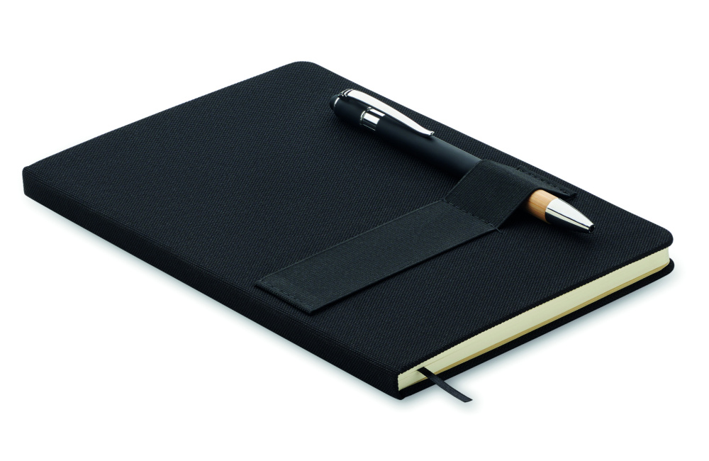 Logotrade corporate gifts photo of: A5 RPET notebook with pen