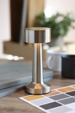 Logo trade promotional giveaways picture of: Rechargeable iron table lamp