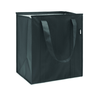 Logo trade business gift photo of: Non woven RPET cooler bag