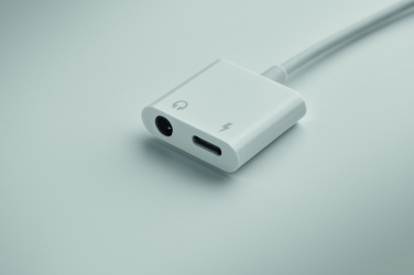 Logo trade promotional gift photo of: ABS jack audio splitter type C