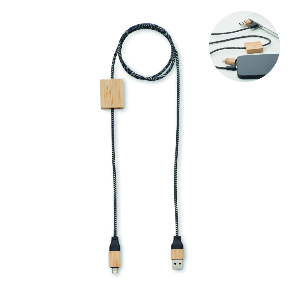 Logo trade business gifts image of: 60W charging cable