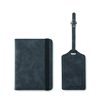 Logo trade promotional product photo of: Passport and luggage tag set