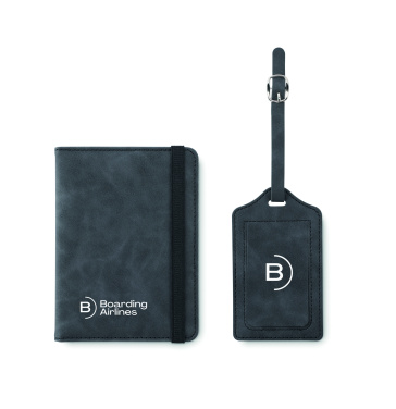 Logotrade promotional giveaway picture of: Passport and luggage tag set