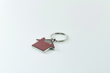 Logotrade promotional product image of: House shaped key ring