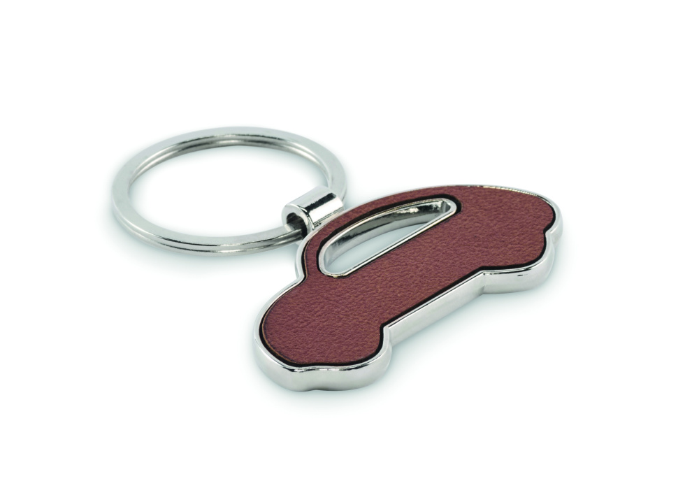 Logo trade business gift photo of: Car shaped key ring